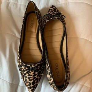 NWOT Leopard print flats!